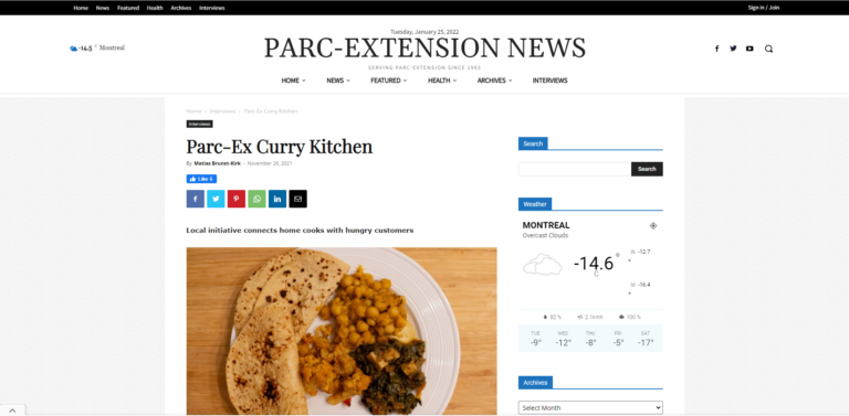 Parc-Extension News [Nov 26, 2021]