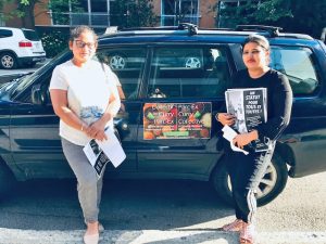 Kamal and Taranjit with the PECC mobile