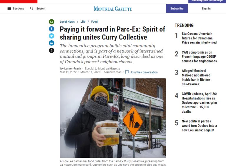 Montreal Gazette  [March 11, 2022]